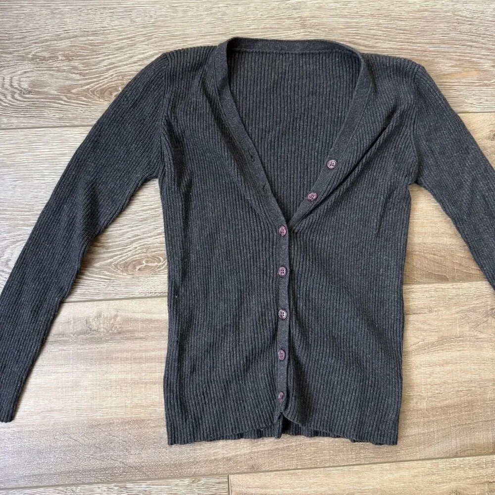 Boutique Ribbed Button Up Top
